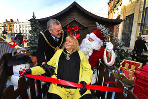 Supporting image for story: Santa's grotto is a hit in Wolverhampton