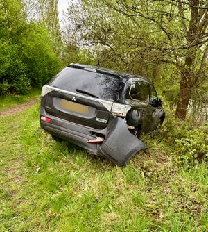The SUV had been stolen. Photo: West Midlands Police Traffic unit