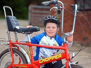 Supporting image for story: Shropshire schoolboy Benji's biking hard to put brakes on cancer