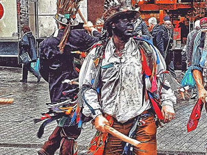 Supporting image for story: Peter Rhodes: Blacking-up in Brum