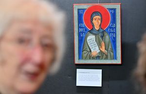 An exhibition of Icob art curated by Shropshire artist Aiden Hart is on display in Shrewsbury