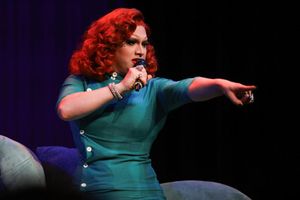 Jinkx Monsoon and Major Scales in The Ginger Snapped. Photo from: https://www.birminghamhippodrome.com/