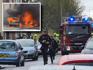 Supporting image for story: Investigation launched after man shot and cars set on fire on Walsall street