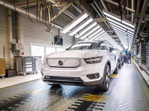 Supporting image for story: Volvo begins production of its first electric vehicle