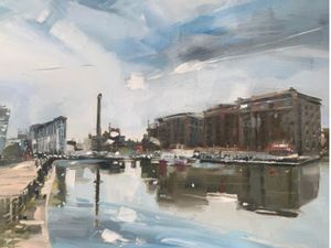 Supporting image for story: Artist in television competition to run oil painting workshop