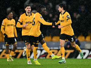 Supporting image for story: Hugo Bueno sends defiant message to Wolves fans and makes 'still giving everything' comment after first Premier League goal