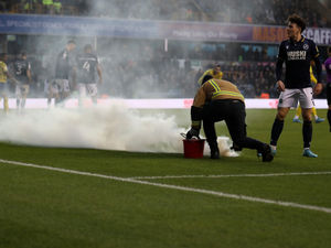 Supporting image for story: West Brom vows to punish after flares thrown and seats ripped out at Millwall defeat