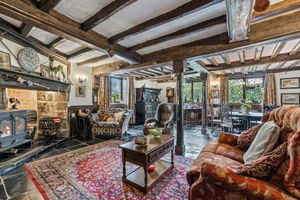 Burlton Hall living space, picture via: Rightmove and Knight Frank