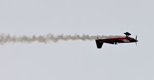 Melanie Astles shows off her technical skills at Cosford Air Show