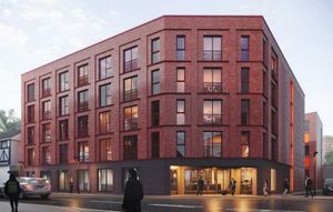 Visualisation of the proposed development in Great Hampton Row, Birmingham. Taken from council planning document.