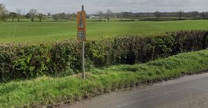 An application has been submitted for permission in principle for a housing development off the B5067 in Walford Heath. Picture: Google