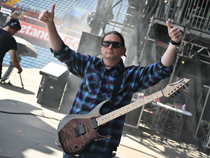 Supporting image for story: In pictures Heavy metal stars rehearse for the epic Black Sabbath Back to the Beginning concert at Villa Park