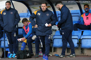 Hurst is happy to change formation if the game calls for it.