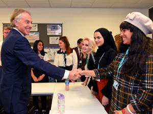 Supporting image for story: Former prime minister Tony Blair visits the Black Country - GALLERY