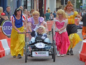 Supporting image for story: Shropshire teams take top two spots in topsy-turvy Krazy Races in Wolverhampton