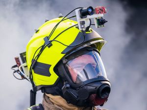 Supporting image for story: Firefighters could soon have ‘smart helmets’ to help locate blaze victims