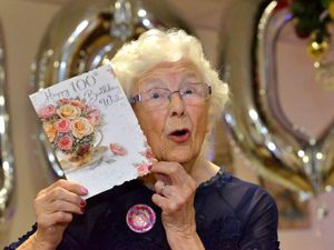 Supporting image for story: Double celebrations for 100-year-old at Codsall care home