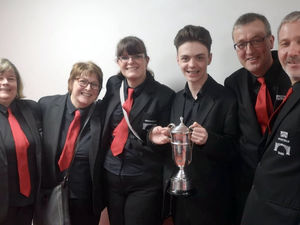 Supporting image for story: Flood-hit Shropshire band wins promotion