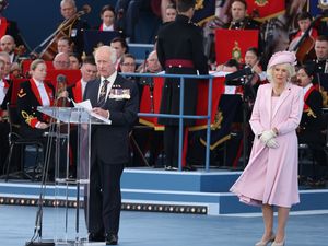 Supporting image for story: King and Queen lead D-Day commemorations at Portsmouth service