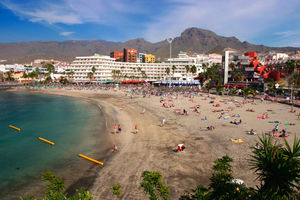 Playa de las Americas, Tenerife. (Photo by Peter Thompson/Heritage Images/Getty Images)