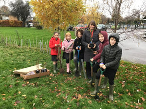 Supporting image for story: Shrewsbury pupils dig deep to help the planet