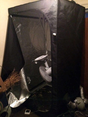 Equipment found at the property. Photo: @brooksidecops