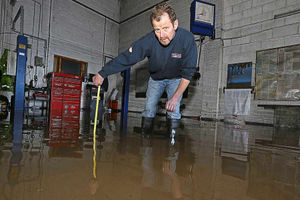 Supporting image for story: Shrewsbury garage boss fears for future after third flood
