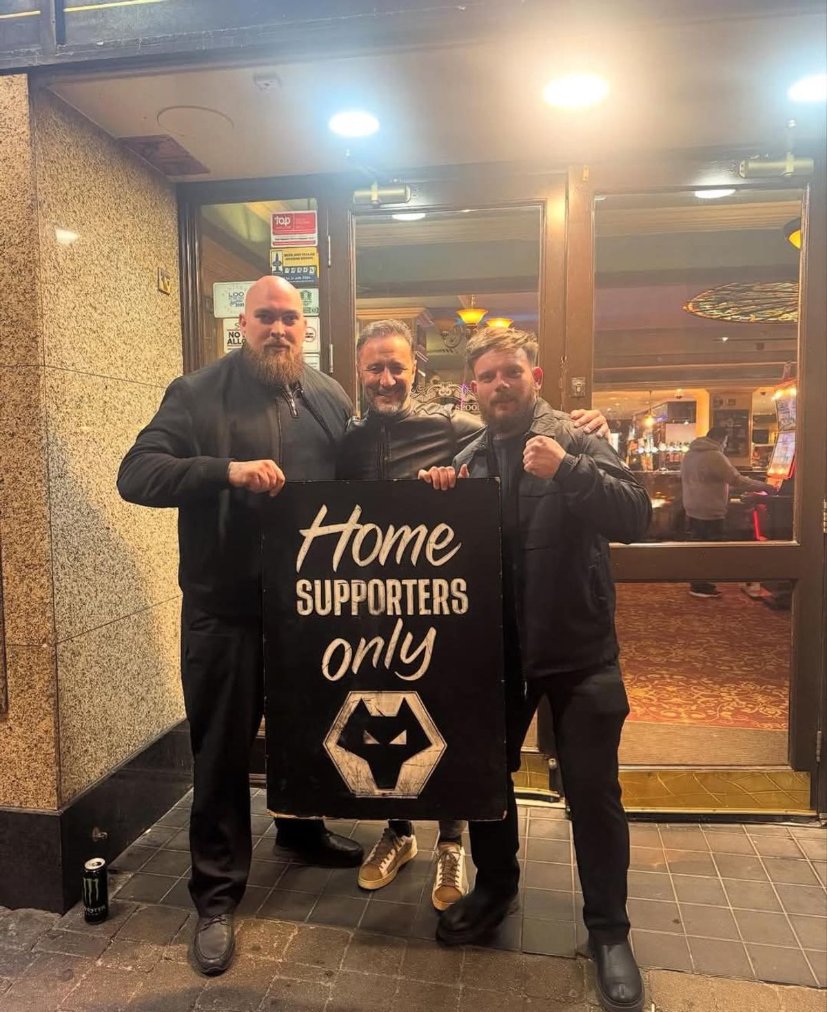 First points then pints - Vitor Pereira celebrates with Wolves fans following crucial Ipswich win