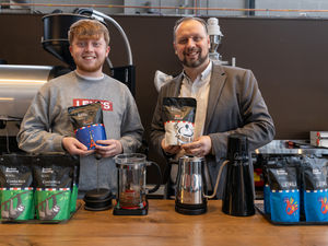 Supporting image for story: Coffee brand  celebrates first anniversary in Telford