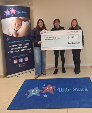 L to R Leanne Simcoe - CEO Little Stars, Julie Kaur, Jules Convenience & Hannah Stoddart, Operations Manager, Little Stars