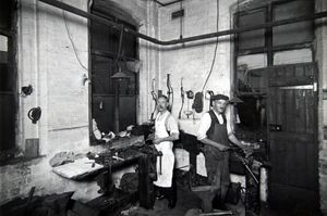 Walsall has a proud heritage of leather manufacturing – Crown leather works in the 1940s