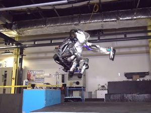Supporting image for story: Watch this Boston Dynamics robot pull off the perfect back flip