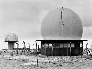 Supporting image for story: 80 years of Shropshire's 'golf ball' landmarks on Titterstone Clee Hill