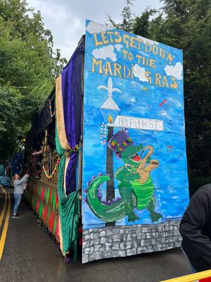 Floats made their way through the town during Market Drayton Carnival 2025. Picture: Tim Manton