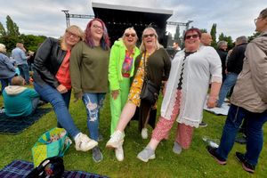 Liz Mountford from Newport and from Paige Daniel, Shanta Royston-Battaglia, Hazel Daniel and Sharon Mills from Cambridgeshire and Hampshire.