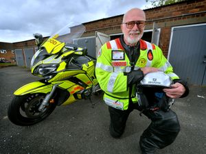 Supporting image for story: Blood bike volunteer celebrates 1,000 shifts transporting much-needed medical goods