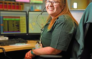On call – Lucy finds her job very satisfying