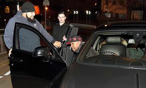 Fighting talk – Floyd Mayweather arrives at Bar Sport, Cannock