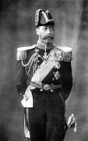 King George V died when Paul Newbury was just five years old