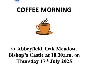 Supporting image for story: Meet old friends, make new friends - coffee morning in Bishop's Castle