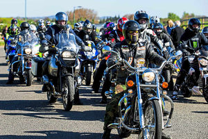 Supporting image for story: Bike4Life: Record breaking Shropshire charity ride raised over £63,000
