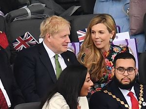 Supporting image for story: Comedian Lee Mack makes partygate joke in front of PM during jubilee concert