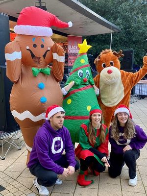 The lights were switched on in Halesowen on Saturday. Photo: Dudley Council