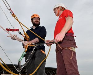 Nervous laughter was in high demand at the time