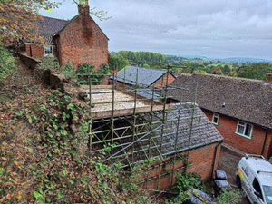 Supporting image for story: Further collapse at Ludlow Town Wall