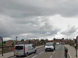 Supporting image for story: Shrewsbury's English Bridge will not be cut to two lanes after public outcry