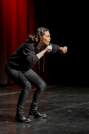 Ria Lina at The Edge Arts Centre, Much Wenlock. Photo: Andy Brooks