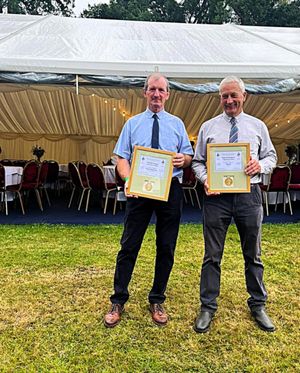 Rob and John have been honoured for their long service 