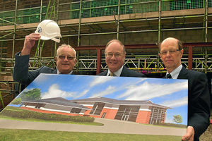 Supporting image for story: Topping out ceremony for £2m science centre at Moreton Hall School
