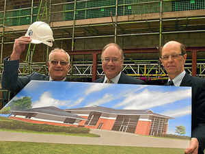 Supporting image for story: Topping out ceremony for £2m science centre at Moreton Hall School